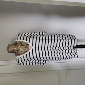 Torrid super soft striped v neck